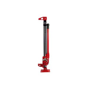 High Lift Farm Jack 48 in Ratcheting Hydraulic Steel Positioning Car Jack for Truck SUV Tractor Bumper Lift
