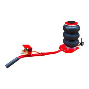 High Capacity 3 Ton Pneumatic Air Jack Triple Bag Quick Lift Feature with Wheels Reliable Lifting Equipment