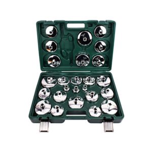 25pcs Universal Auto Tools Cap Type Oil Filter Removal Wrench Socket Attachment Set Special Wrenches