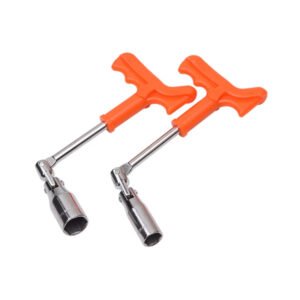 Professional T Type Universal Joint Spark Plug Socket Wrench for Auto Repair